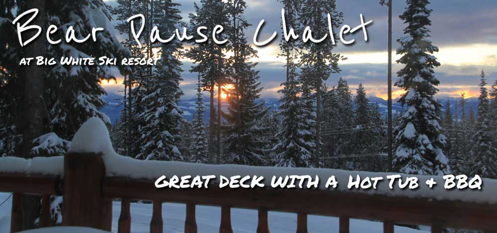 The balcony view, Big Pause Chalet at Big White