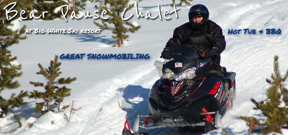Snowmobiling at Big White